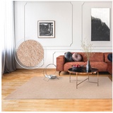 Paco Home Teppich »Barcelona 610«, rechteckig, Kurzflor, meliert, strapazierfähige Qualität, Wohnzimmer beige
