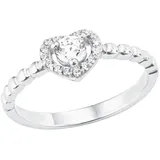 Amor Ring silber 925, rhodiniert in Silber | Gr.: 16-dot-5