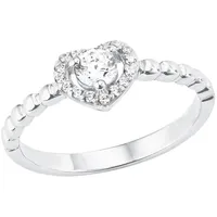 Amor Ring silber 925, rhodiniert in Silber | Gr.: 16-dot-5