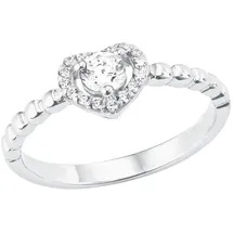 Amor Ring silber 925, rhodiniert in Silber | Gr.: 16-dot-5
