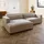 Livora Ecksofa Ottomane links Cord Velours 266x150x80 beige FINN
