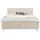 Alina Stauraumbett ALINA "Maike", beige (beige gcp 11), B:219cm H:112cm L:218cm, Chenille GCP (100% Polyester), Betten, Stauraumbett, inklusive motorisch verstellbaren Lattenrost, wahlweise mit Matratze, Topseller