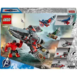 LEGO Marvel Super Heroes 76292 Showdown zwischen Captain America und Red Hulk