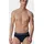 SCHIESSER Rio-Slips blau M 3er Pack