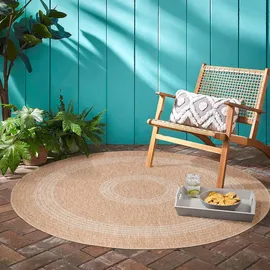 Ayyildiz Outdoor-Teppich Comilla 886 Beige 160 cm x 160 cm