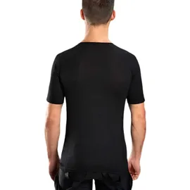 GripGrab Merino Blend Thermo Kurzarm Unterhemd Schwarz M