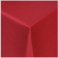 Moderno Tischdecke Tischdecke Stoff Damast Uni Design Jacquard mit Saum, Oval 160x220 cm rot Oval 160x220 cm