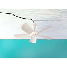 Sichler Haushaltsgeräte Mobiler XXL-Deckenventilator 105 cm Weiß