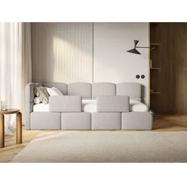 Selsey Jugendbett Cloudy 90 x 200 cm Kiefer schwarz greige