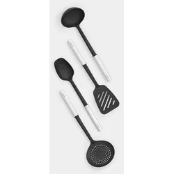 Brabantia 260285 Küchenutensilien-Set 4 Stück(e) Schwarz, Satinierter Stahl