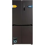 Cecotec CoolMarket 4D 490 Dark Side-by-Side (490 l, 1830 mm hoch, Schwarz)