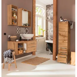 WELLTIME Davos Wandregal 30 x 47 x 41 cm Braun