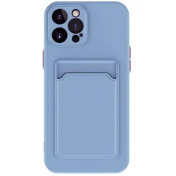 Schutz Handy Hülle für Apple iPhone 15 Pro Case Cover Etuis Bumper Kartenfach