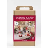 Creativ Company DIY Sets Modellieren Kreativ Set Weihnachtskugeln, Modellieren,