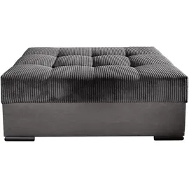 Collection AB Hocker Josy 98 x 41 x 68 cm Polyester Grau