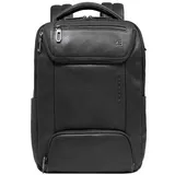 Piquadro Cronus Business-Rucksack Leder 39 cm Laptopfach schwarz