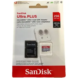 SanDisk Ultra Plus microSDXC + SD-Adapter 256 GB