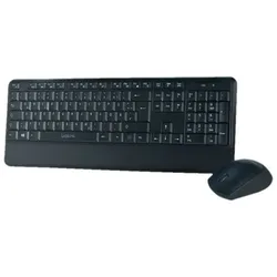 LogiLink Tastatur-und-Maus-Set drahtlos 2.4 GHz Deutsch