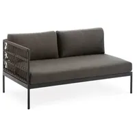 Niehoff Azuri Lounge Modul links Aluminium anthrazit