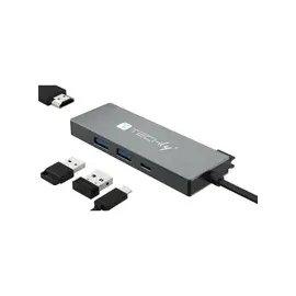 TECHLY Hub USB-C 4 in 1