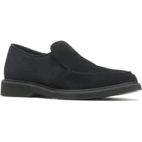 Hush Puppies Earl Slip On Herren Wildlederloafer In Schwarz