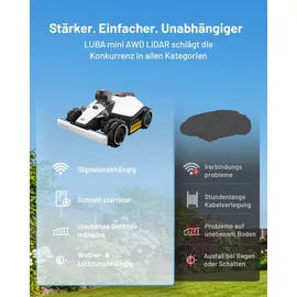 Mammotion LUBA mini AWD LiDAR Mähroboter