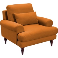 exxpo - sofa fashion Sessel »Exxpo KIOTO«, mit stilvollen Holzfüßen, inklusive Zierkissen