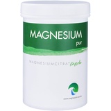 Magnesium-pur Magensiumcitrat Kapseln vegan 250 Stück Dose, hochdosiert 100mg Magnesiumcitrat pro Kapsel