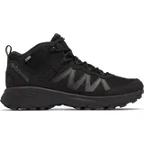 Columbia Men's Peakfreak Rush Mid Outdry Waterproof Hiking Shoe black, shark (012) 15