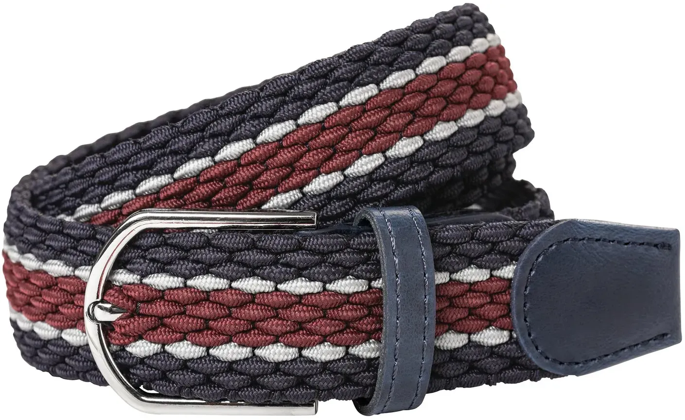 black forest Stretchgürtel geflochten navy/purple