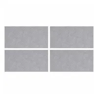 VidaXL Aluminium-Riffelbleche 4 Stk. Rutschfest 50x25 cm