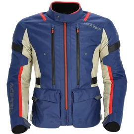 Acerbis X-Travel 2.0 Textiljacke Blau/Beige/Rot S