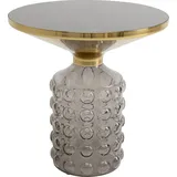 Kare Beistelltisch Lola Grau Glas 50 x 50 x 52 cm