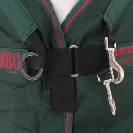 Horseware Rambo Original Turnout Lite 100g 130 cm Blau/Grün/Rot