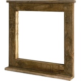 SIT Möbel SIT Spiegel »FRIGO«, BxH: 70 x 69 cm, rechteckig - braun