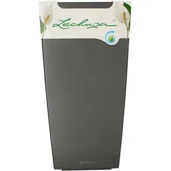 Lechuza Pflanzkübel hoch Cubico 30 anthrazit metallic grau