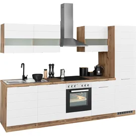 kochstation Küchenzeile KS-Luhe 300 cm weiß