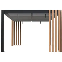 Sojag Pavillon Lito 1012 3,785 x 3,023 m Schwarz/Grau