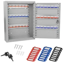 DEMA Schlüsselkasten mit 42 Haken 0 cm Silber