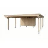 SKANHOLZ Emsland 6,09 x 8,46 m beige inkl. Abstellraum
