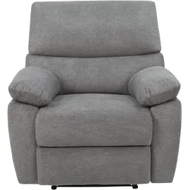 Home Affaire Relaxsessel HOME AFFAIRE "LANNOY, TV-Sessel, elektr. o. manuelle Relaxfunktion, USB A/C", grau (anthrazit), B:95cm H:96cm T:94cm, Sessel, Relaxsessel, Sessel mit Liegefunktion 105-150, Federkernpolsterung