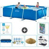 Rechteckiger Frame Pool - 300x200x75 Cm - 7-teilig  S47
