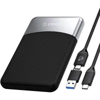 ORICO 480GB Externe SSD mit 2 in 1 USB C Kabel, Externe Festplatte SSD USB 3.2 Gen 1 bis zu 460MB/s, Portable SSD für USB-C Smartphone, PC, Tablet, Labtop - M25PRO