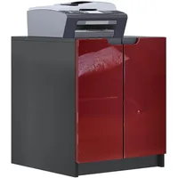Vladon Kommode, Bordeaux, 51x60.5x54 cm, Wohnzimmer, Kommoden & Sideboards,