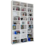VCM Megosa Maxi Bücherregal 102 x 23 x 181 cm Weiß
