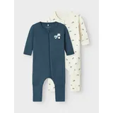 NAME IT Tractor Pyjama 2 Einheiten Jet Stream 12 Monate