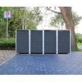 SRM Design Mülltonnenbox Modell No.1 240 L grau