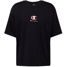 Champion T-Shirt mit Logo-Stitching, Black, S