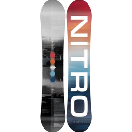 Nitro Snowboards Herren Team GULLW.Wide BRD ́23, Freestyleboard, Directional Twin, Gullwing Rocker, All-Terrain, Wide, für große Füße