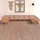 vidaXL 10-tlg. Garten-Lounge-Set Massivholz Kiefer - Braun